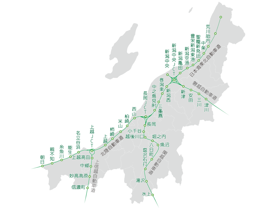 図：事業エリアマップ